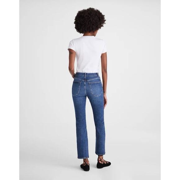 Madewell The Petite Vintage Flare Crop Jean Larkwood Wash $148 Size 26P - Picture 3 of 7
